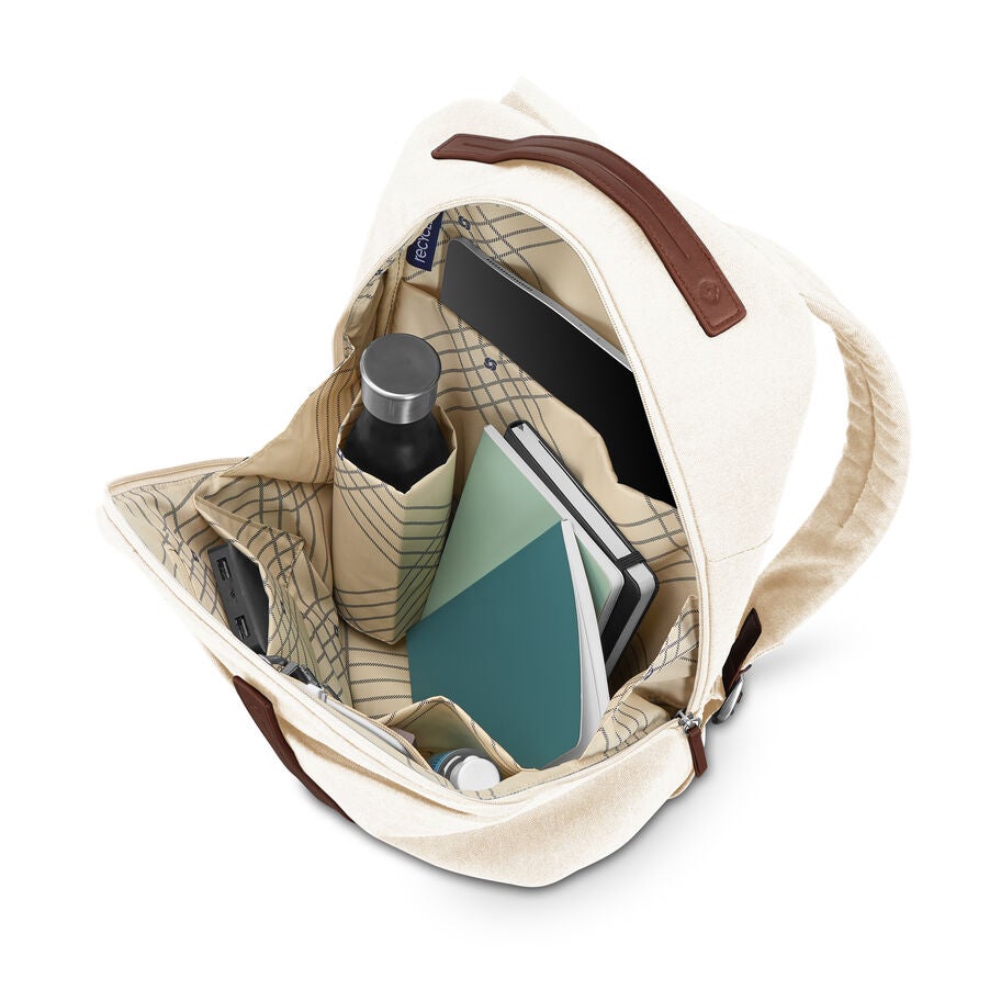 Samsonite Virtuosa Sac &agrave; Dos in the color Blanc Cass&eacute;. image number 1